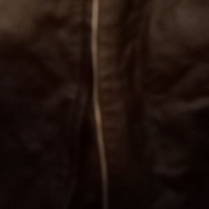 Leather jacket brown short ladies